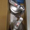 DAILYLIFE Grab Bars for Bathtubs and Showers, 17-inch Shower Handles for Elderly Suction, 300lbs Safety Shower Grab bar for Seniors and Elderly, Silver (1 Pack)