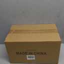 Vintage Wooden Treasure Chest Decorative Box with Lock - 12.2" x 7.1" x 7.1", Black