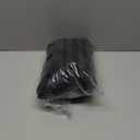 10x10ft Wrinkle Free Black Backdrop Curtain for Parties Soft Fabric Drapes Wedding Black Curtain Backdrop for Birthday Party Decorations Background for Photography 5x10ft, 2 Panels