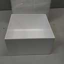 Buffet Risers, Food Display Risers for Party, White Acrylic Risers Display Stand for Buffet Table, Catering Displays for Dessert, Cube Box Nesting Riser with Hollow Bottoms (6"x7"x8" 6PCS)