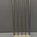 BAOYOUNI Tension Shelf Adjustable Closet Rod Space Saving Wardrobe Clothes Dividers Ivory, 33.07-46.26 Inches