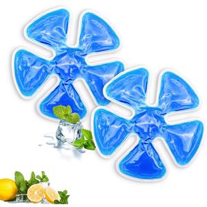 Head Gel Ice Pack, Helmet Ice Pack, Used for Catcher Helmets, Outdoor Sport, Equestrian Riding, Operation On The Head, Relieve Summer Heat and Keep Cool (2 Count)