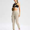 G Gradual Pants for Women High Waisted Ankle Pants 2 Pockets 7/8 Athletic Pants with Drawstring for Golf Travel Casual (XL)