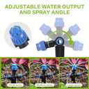 2 x Depel Drip Irrigation Kit,49ft Quick Connect Garden Watering System Raised Bed Watering System Automatic Irrigation System with 1/4" Tubing, Sprinkler Nozzles for Greenhouse Patio Plants