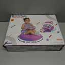 HYES Unicorn Sit and Spin Toys for Toddlers 1-3 Girls, 360° Toddler Spinning Seat with LED Lights and Music, Sensory Toys Birthday for Kids 3-5