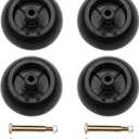 Lawn Mower Anti Scalp Deck Wheel Kit Set of 4 Compatible with Cub Cadet, John Deere, MTD & More Work with 38" 40" 46" 50"& More decks Replace# 753-04856A, 734-3058, 174873