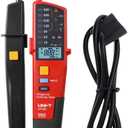 Voltage Tester, Voltage and Continuity Tester with AC/DC Detection, Volt Meter for 12V-690V AC/DC, Waterproof Design, LCD Display & Audible Buzzer UT18C