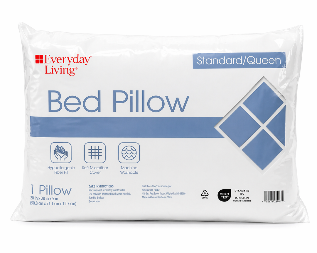 Everyday Living Bed Pillow Standard/ Queen