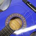 Music Alley 1/2 Size 30 Inch Junior Classical Acosutic Guitar with Lessons (Blue)