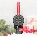 Hanukkah Ornaments for Tree Christmas Hanukkah Tree Ornaments Ceramic Decorations Star of David Ornament Decor for Home Jewish Christmas Ornament for Women Men Friends(star1)