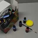 Colorful Acrylic Leather Paint Set, 36 Colors Leather Paint for Shoes| Leather Accessories | Premium Shoe Paint Kit for Sneakers | Bags | Purses | Waterproof, Flexible, Long-Lasting Sneaker Paint Kits (Classic-1 Fl Oz (Pack of 36))