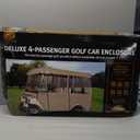 Classic Accessories Fairway Deluxe 4-Sided 4-Person Golf Cart Enclosure (Sand)