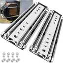 SHUHANG 1 Pair 500 lb Load Capacity Heavy Duty Drawer Slides 12 14 16 18 20 22 24 26 28 30 32 34 36 38 40 44 48 52 56 60 Inch Full Extension Ball Bearing Side Mount Rails Industrial RV Runners Glides