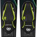 O'Brien Celebrity 68" Combo Waterskis  Versatile Water Skis for All Skill Levels with Adjustable X-7 Bindings & Durable Construction (Blue)