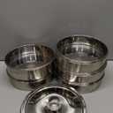 Stackable Stainless Steel Insert Pans, Instant Pots Accessories  Steamer Cooker Pot Set Cook Food Pressure Pot Accessories