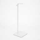 B&NN Adjustable Metal Handbag Rack Tabletop Handbag Purse Display Stand Single Hook Bag Stand Holder (White)