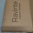 Ravinte 20 Pack Solid 5 Inch Kitchen Square Cabinet Handles Matte Black Pulls Drawer Pulls Kitchen Cabinet Hardware Flat Black Handles