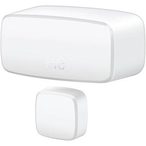 Eve Door & Window (Matter)  Smart Contact Sensor for Doors & Windows, Open/Closed State, Automatic Control of Accessories, Matter Over Thread, Apple Home, Alexa, Google Home, SmartThings (White)