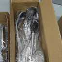 Home Hero 54-Piece Stainless Steel Kitchen Utensils Set - Heat-Resistant Nonstick Silicone & Stainless Steel Cooking Utensils - Complete Tools with Slotted Spoon & Pasta Spoon - Pack of 54, Silver