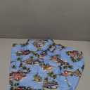 Men's Hawaiian Shirt Short Sleeve Button Down Tropical Summer Beach Casual Shirts, Size: M