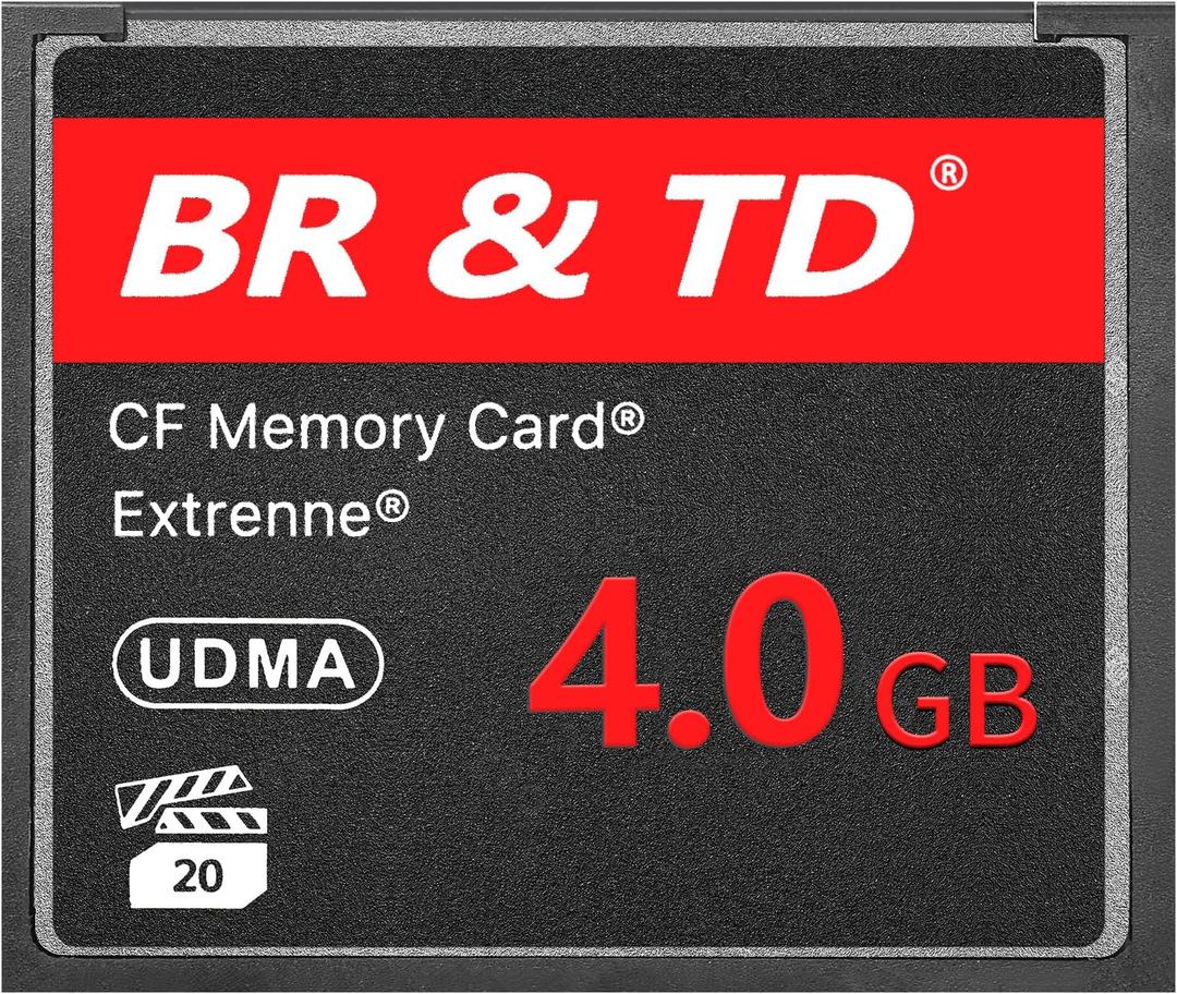 BR & TD Memory Card CF UDMA Speed Up to 60MB/s - SDCF-4GB-G4