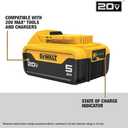 DEWALT 20V MAX 5 Ah Lithium Ion Battery 2-Pack (DCB205-2)