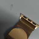 Magnetic Mesh Metal Compatible with Apple Watch Band 49mm 46mm 45mm 44mm 42mm 41mm 40mm 38mm Men and Women, Stainless Steel Loop Clasp Replacement for iWatch Bands Ultra Series 10 9 8 7 SE 6 5 4 3 2 1 (Champagne Gold)