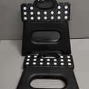 HBTower Folding Step Stool 9 Inch  Holds 600 lb, NonSlip Surface & Carry Handle  Sturdy Step Stool for Kids, Toddlers & Adults  Compact Foldable Foot Stool for Kitchen, Bathroom, Bedroom(2pcs)