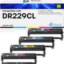 DR229CL Drum Unit (NOT Toner) Replacement for Brother DR-229CL DR 229 use with TN229XL TN-229 TN 229 Work for MFC-L3720CDW MFC-L3765CDW MFC-L3780CDW HL-L3295CDW Printers (4 Pack Not Toner)