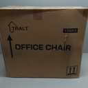 TRALT Office Chair - Ergonomic Desk Chair with Adjustable Lumbar Support, Mesh Computer Chair, Executive Chairs for Home Office Comfortable Lumbar Support (Black)