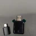 2-in-1 Wireless CarPlay & Android Auto Adapter, Plug & Play CarPlay Dongle Converts Wired to Wireless, Fast Auto-Connect, No Delay, Compact Design for iPhone & Android with USB/USB-C Port(Black)