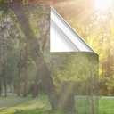 One Way Window Film Privacy,Static Cling Window Tint23.6" x 157"Silver, 23.6 X157.5 inches