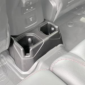 for Jeep JL Rear Cup Holder Back Seat Floor Console Mount Dual Drinks Water Bottle Beverage Holder for Jeep Wrangler JL and Gladiator JT 2018-2026