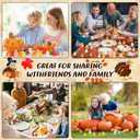 Lenwen 36 Pcs Thanksgiving Turkey Rubber Ducks Bulk 2 Inch Fall Duckies for Friendsgiving Thankful Dinner Party Activity Supplies Table Decorations