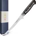 7 Inch Fillet Knife for Fish, Japan AUS-8 Alloy Steel Boning Knife for Meat with Full-Tang Pakkawood Handle, Kitchen Knives with Premium Gift Box (Classic Series)