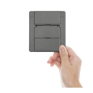 TFY Universal Kitchen Wall Mount for Tablet, eReader and Smartphones, for iPad Air, Mini, iPad Pro 10.5 inch, Wall Holder (Gray)