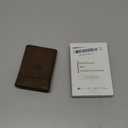 furid Leather Trifold Wallet for Men Slim: Rfid Thin Front Pocket Credit Card Holder - Minimalist Wallets with Metal Plates and Cash Band - Gift for Men Husband Father at Anniversary Birthday