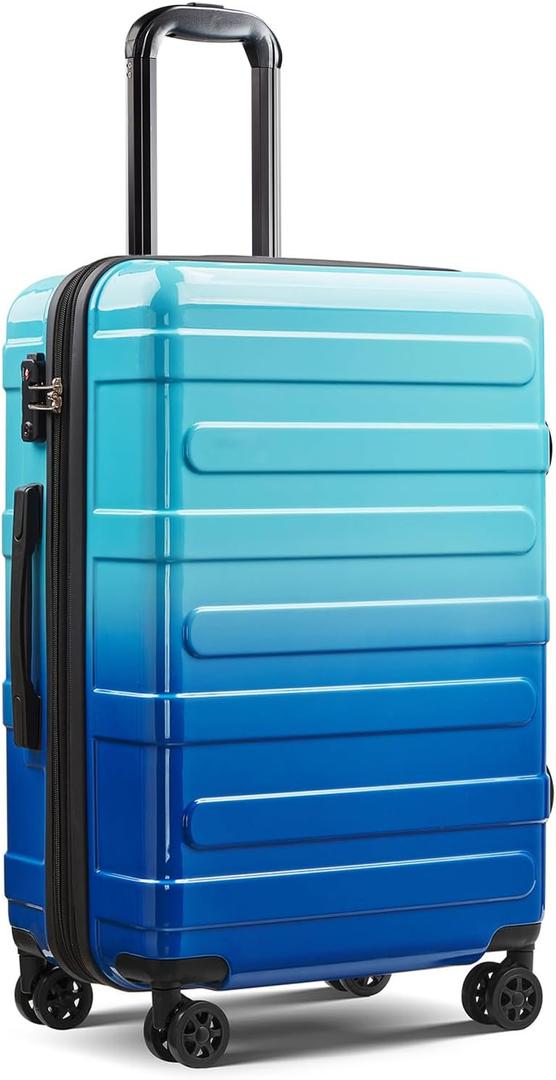 Carry on Luggage 22x14x9 Airline Approved, Expandable 20 Inch Hardside Suitcase with Wheels TSA Lock, PC+ABS Lightweight Carry on Suitcases for Women, CLS-20 In