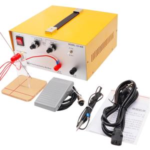 110V Jewelry Spot Welding Machine, Adjustable Spot Welder for Necklaces Earrings