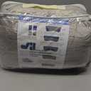 7 Pieces Velvet High Stretch Sofa Covers for 3 Cushion Couch Sofa Slipcovers, Washable Furniture Protector with Drawstring Anti Slip Bottom, Soft and Plush Fabric for Kids and Pet (Gray)