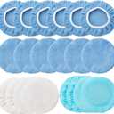 20 Pieces Car Orbital Buffer Polisher Pad Bonnet Microfiber Max Bonnet Polishing Buffing Pad Cover(5-6 Inches)
