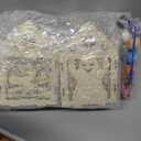 WinnerWhy 18 Pcs Halloween Haunted House Kit Painting Your Own Wooden Houses Crafts with Colors Markers DIY Graffiti Crafts Pumpkin Witch Ghost Haunted House for Paint Art