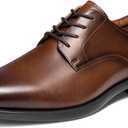 Bruno Marc Men's Classic Leather Dress Shoes Comfort Oxfords Business Formal Lace Up Shoes, Size 12