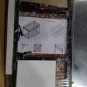 Twin Over Twin Bunk Bed, Metal Low Profile Bunkbeds with Full-Length Guardrail and Ladder, Space Saving, No Boxing Spring Needed, Black