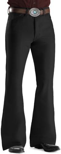 EVEDESIGN Mens Bell Bottom Pants 70s Disco Outfits for Men Vintage Breathable pants,XL