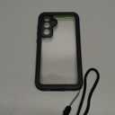 Slanku [2+2 Pack Privacy Screen Protector for Samsung Galaxy S23 FE Tempered Glass with Camera Lens Protection, Anti Spy, Case Friendly, Touch Sensitive, Black