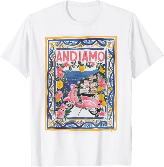 Italy Gift Flag Italy Vintage Italia Italiano Italian T-Shirt (White). Size L