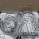 Electric Food Chopper with 2.5 Cup Glass Bowl, Mini Food Processor for Vegetables Meat Fruits Nuts Puree - 2 Speed Kitchen Food Processor With Sharp Blades, 300W