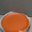 TP 10" Plate Set, 6-Piece Melamine Round Dinner Plates, Unbreakable Weighty Serving Dishes for Home, Outdoor Party, Restaurants, Orange