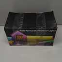 Fusion 150Ft Permanent Outdoor Lights,Smart RGB Outdoor Lights with Remote APP Control, IP67 Waterproof Outside Light for House for Christmas, Halloween, Holiday, Party, Daily